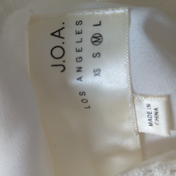 J.O.A. Los Angeles Sheer Woven Linen Blend Short Romper - Picture 16 of 16